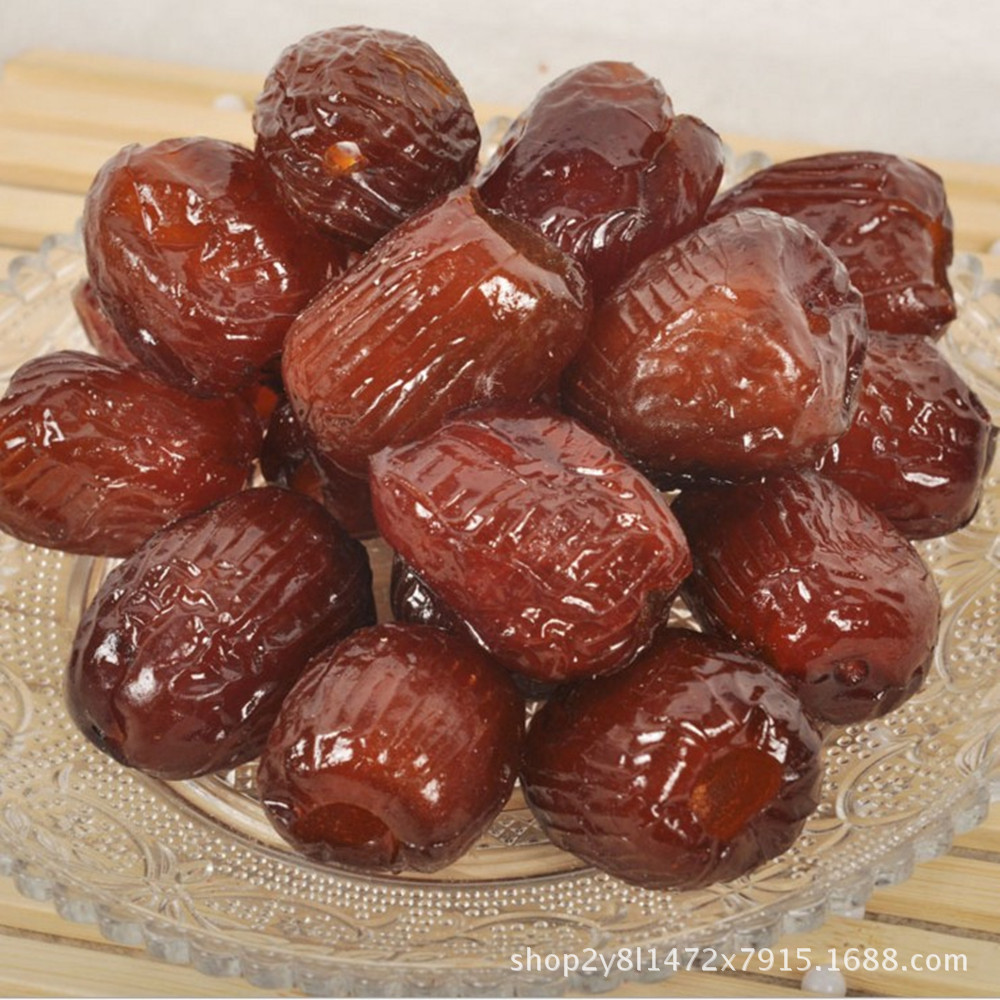 供应沧州土特产无核硬蜜 阿胶蜜枣独立包装 金丝空心半干蜜