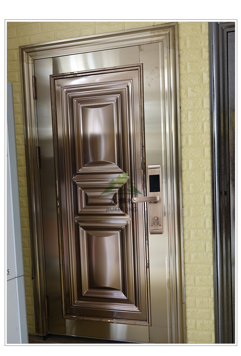 不锈钢玻璃复合门 甲级安全防盗门 室内整套平开门 工程进户门