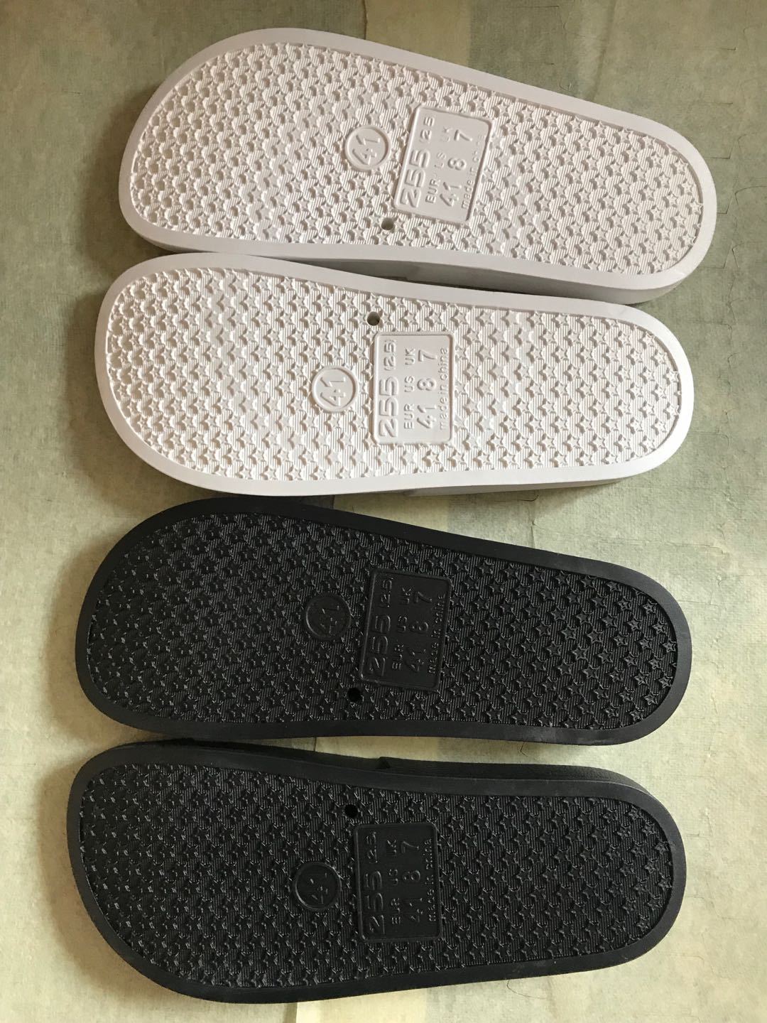 精品pvc拖鞋底生产吹气鞋底男女款凉拖鞋大底国内外订制批发鞋底