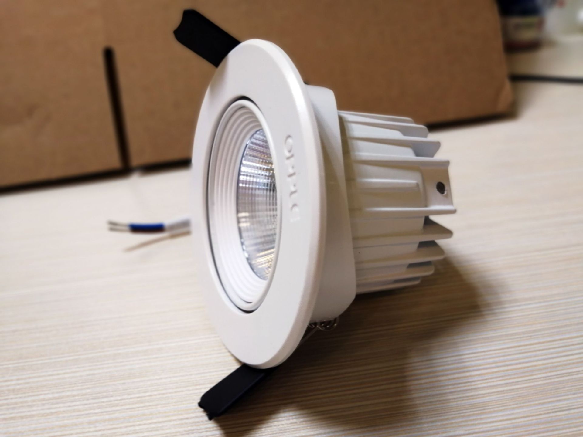 欧普led天花射灯灵清ii 白色室内射灯 可调角度5w7w10w灵清射灯