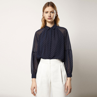 插肩袖女衬衫