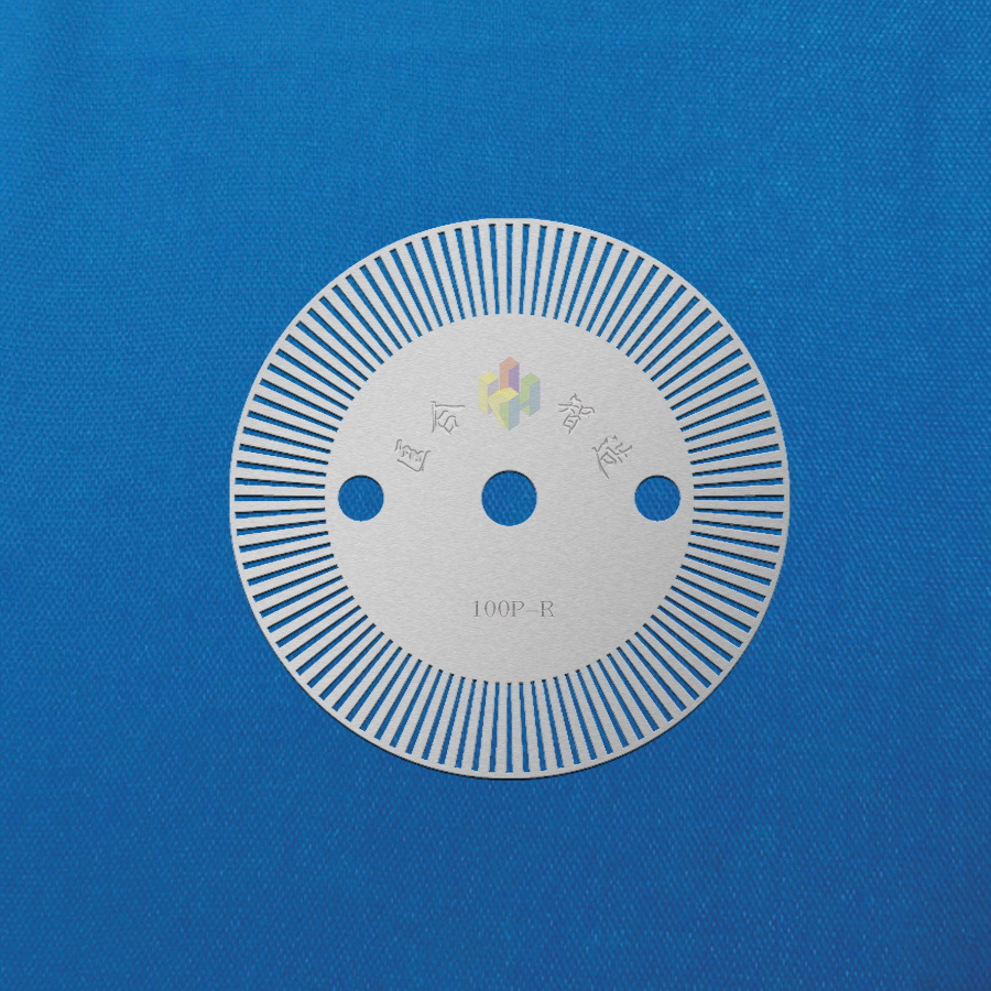 蚀刻加工精密金属码盘 光电码盘 512线码盘 精确度可达正负0.01mm