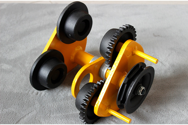 手推手拉跑车手动单轨小车工字钢滑车1t手拉起重葫芦跑车厂家直销