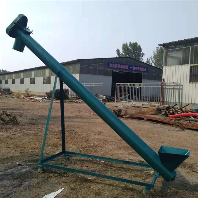 159螺旋输送机尿素耐腐蚀304不锈钢螺旋上料机水泥沙子装罐输送机