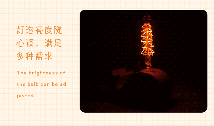 创意小夜灯 床头调光小台灯 节能摆件简约风格小鹿灯木质台灯