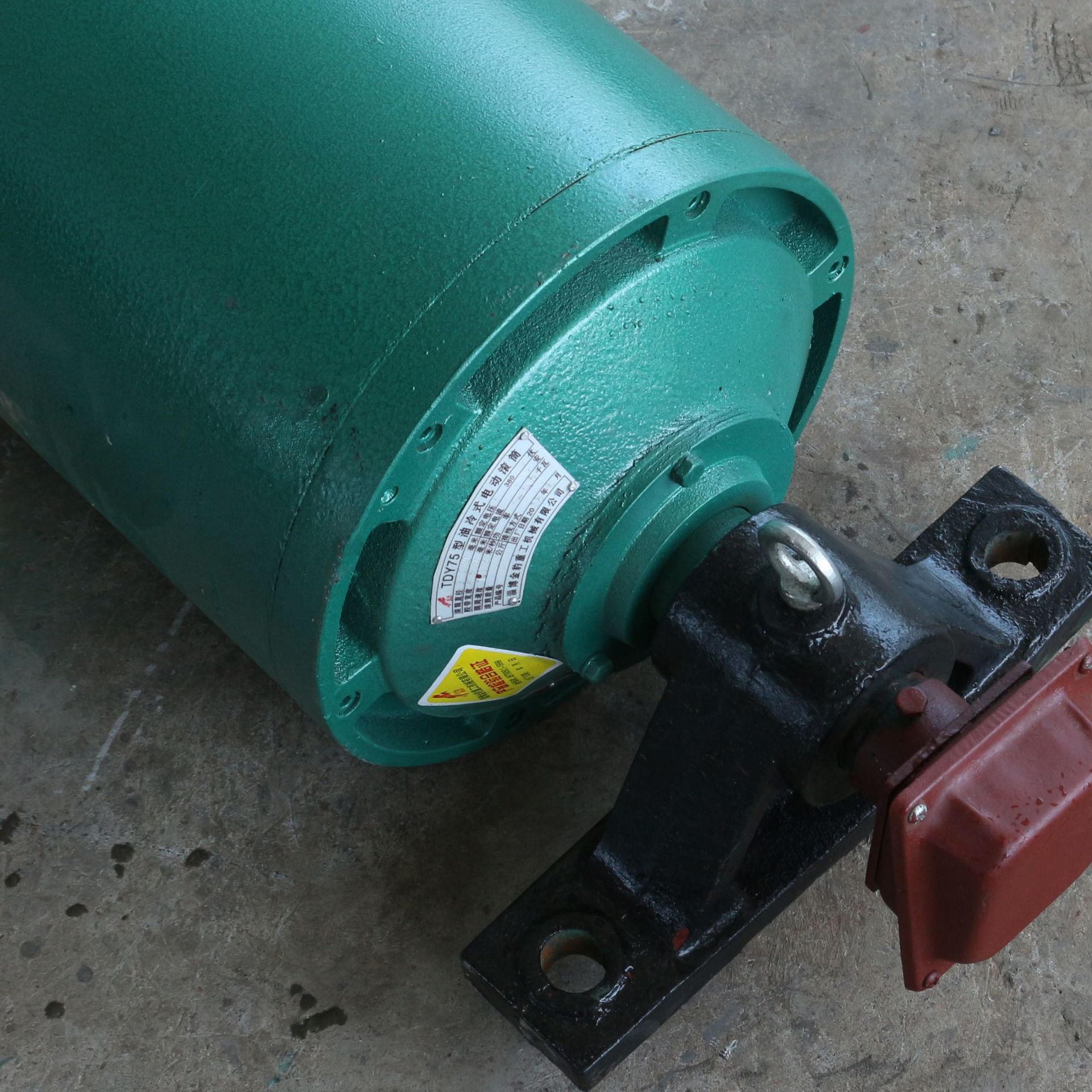 tdy75油冷式电动滚筒外装式包胶电机电动滚筒输送带电动滚筒