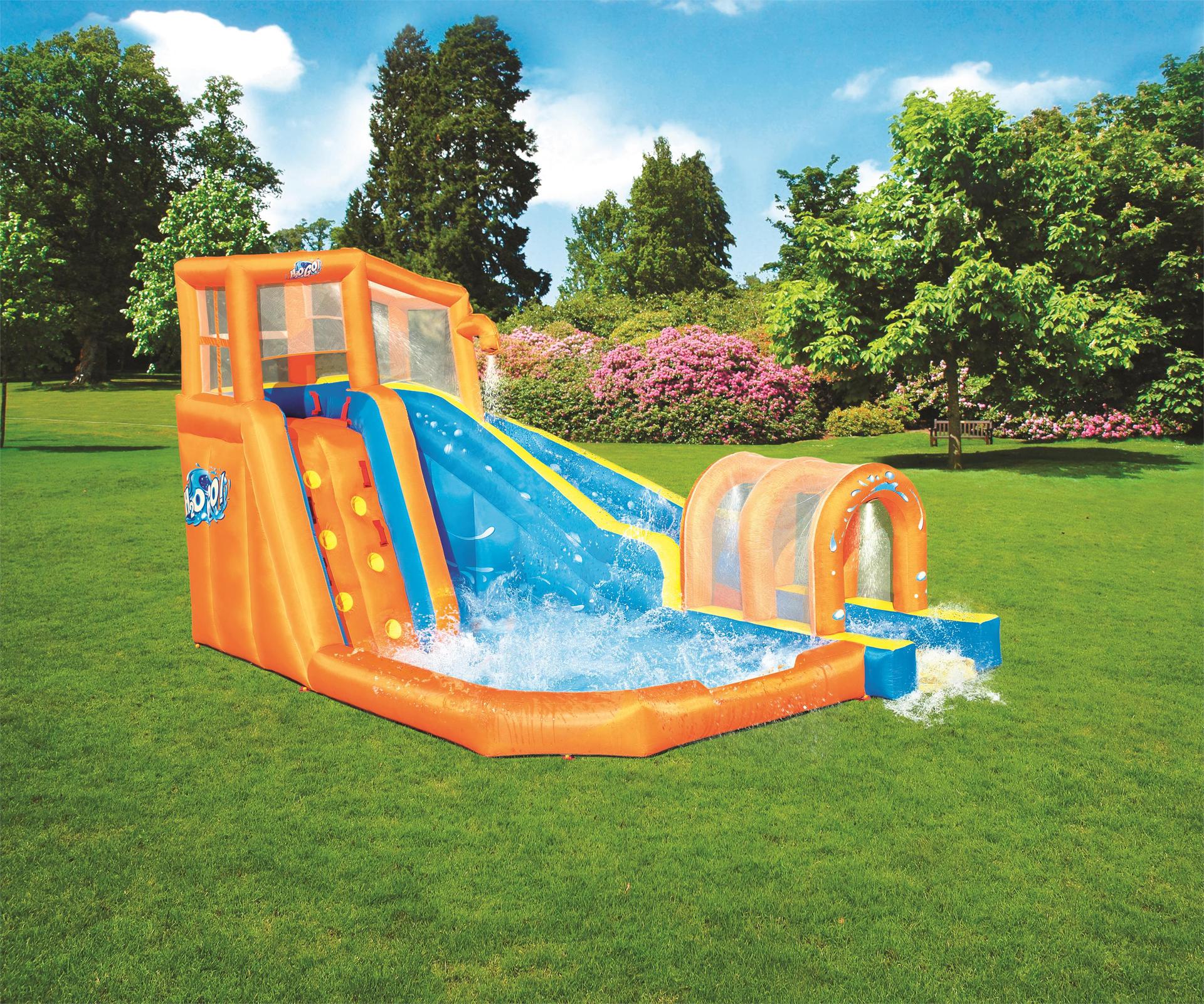 bestway53303中型水上滑梯游乐场 户外大型冲浪帆板儿童充气玩具