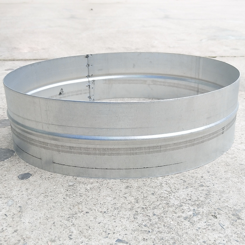 武汉螺旋风管加工安装对接头内接外套圆形管道的连接代