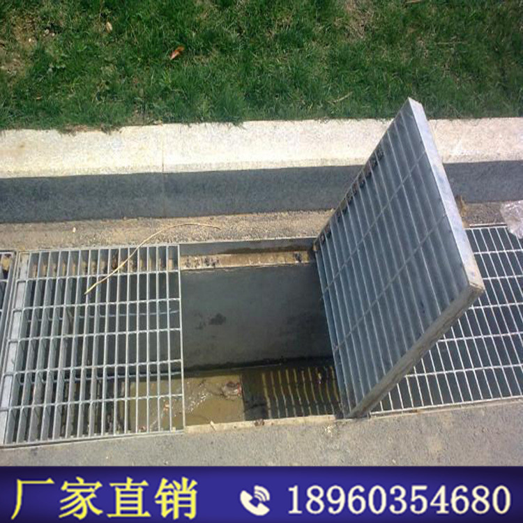 厦门漳州厂家热镀锌钢格栅板排水沟集水坑盖板耐腐蚀不生锈篦子