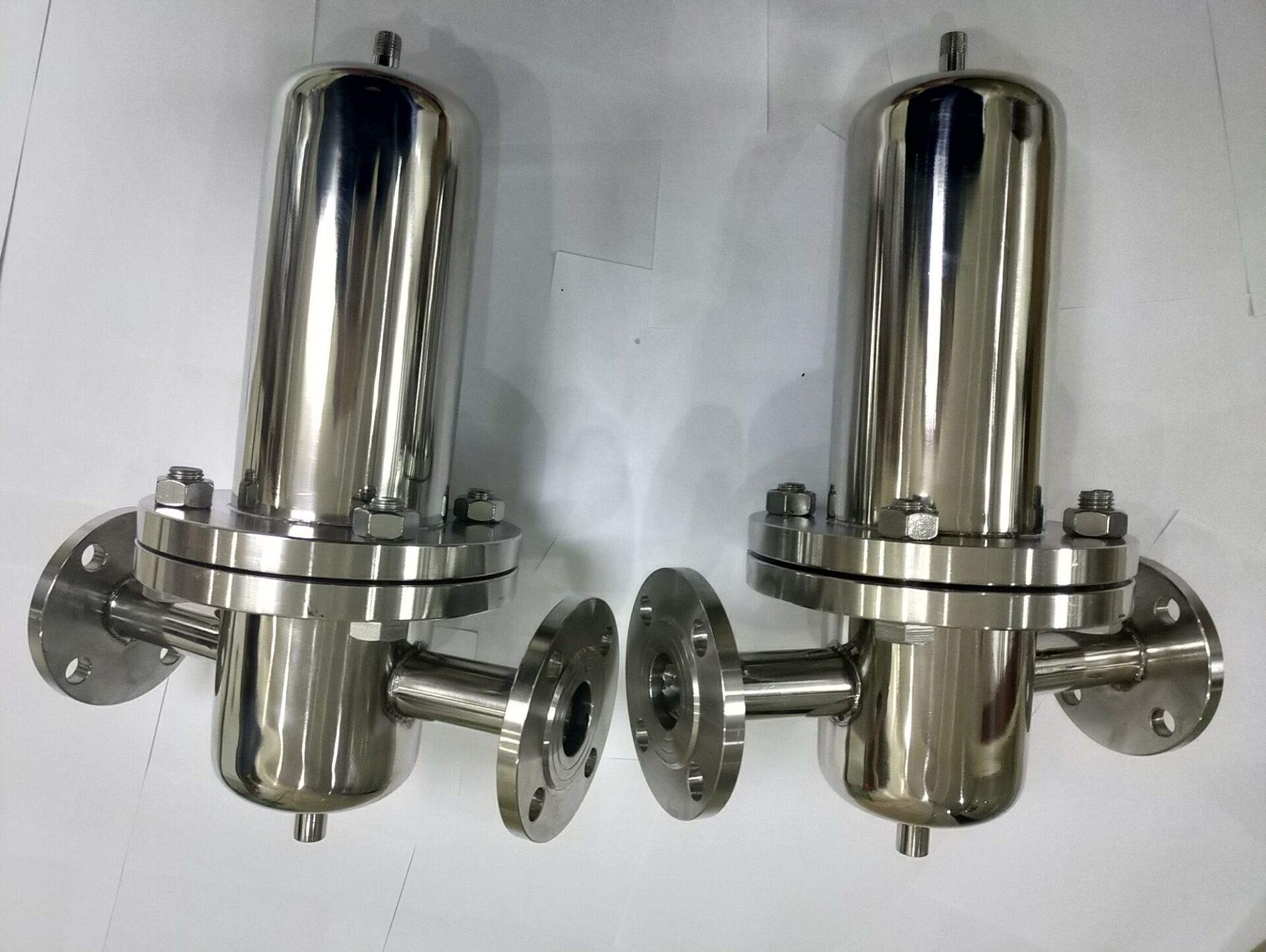 不锈钢压缩空气过滤器304快装精密气体除菌过滤器 高温蒸汽过滤器