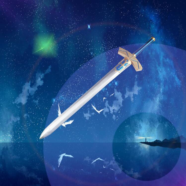 誓约胜利之剑石中剑cosplay fate命运长夜 pu动漫玩具刀剑武器