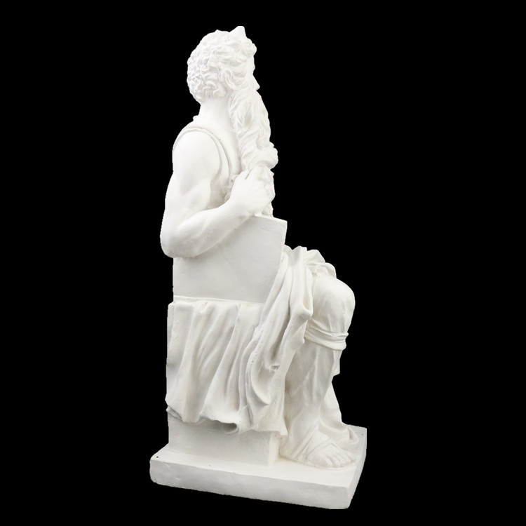 1米摩西全身石膏教具石膏像石膏头像摩西石膏像石膏雕塑摆件批发