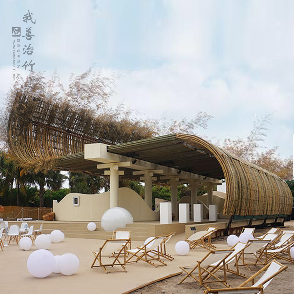 现代竹建筑,现代建筑,竹建筑_大山谷图库