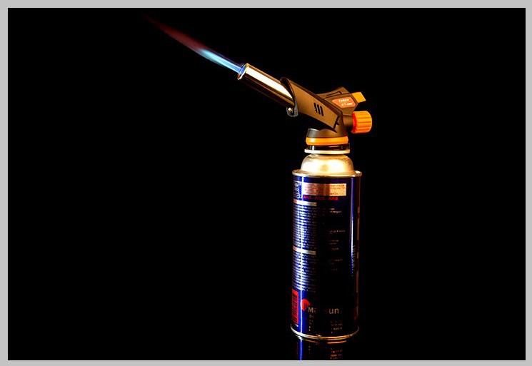 倒火喷火枪烘焙卡式喷枪户外瓦斯喷灯加热消毒除虫除草丁烷气焊枪