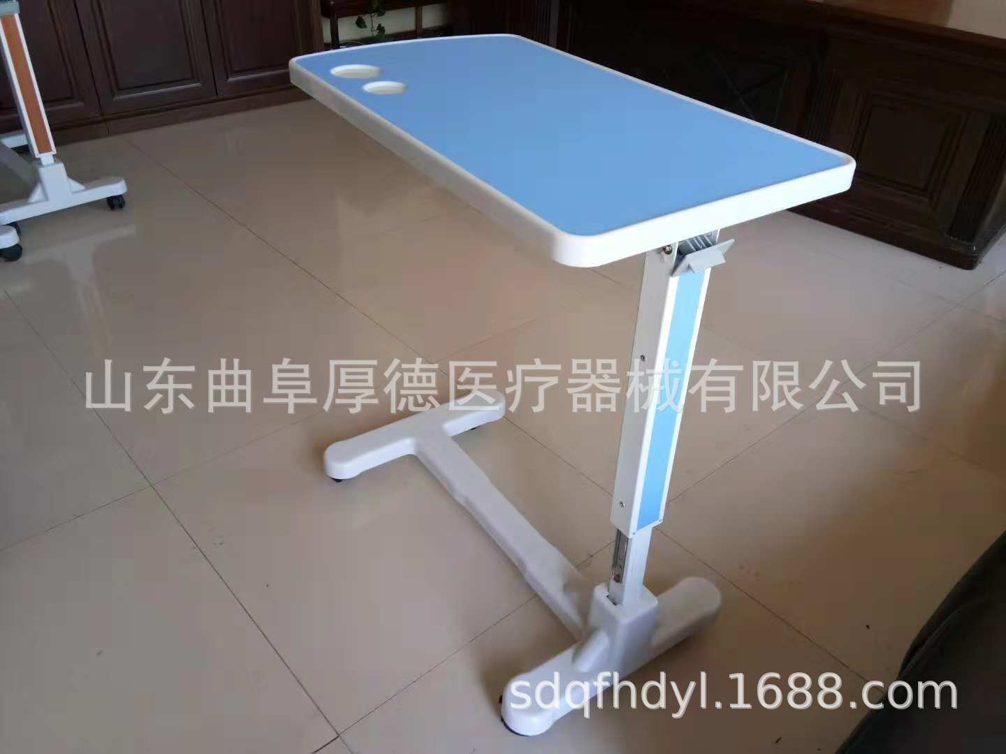 医院养老院瘫痪病人病房配套移动可升降餐桌辅助护理桌