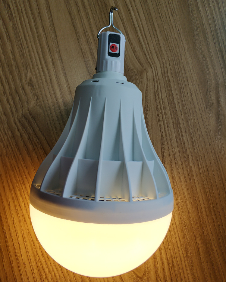 厂家直销可挂式夜市充电球泡灯 多功能地摊照明灯 双光球泡照明灯