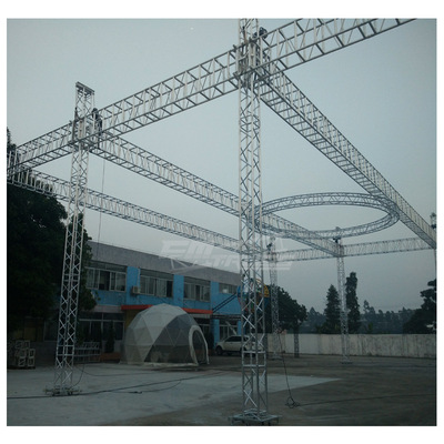 厂家专业定制 铝合金圆形雷亚架 铝合金拼接桁架 truss架