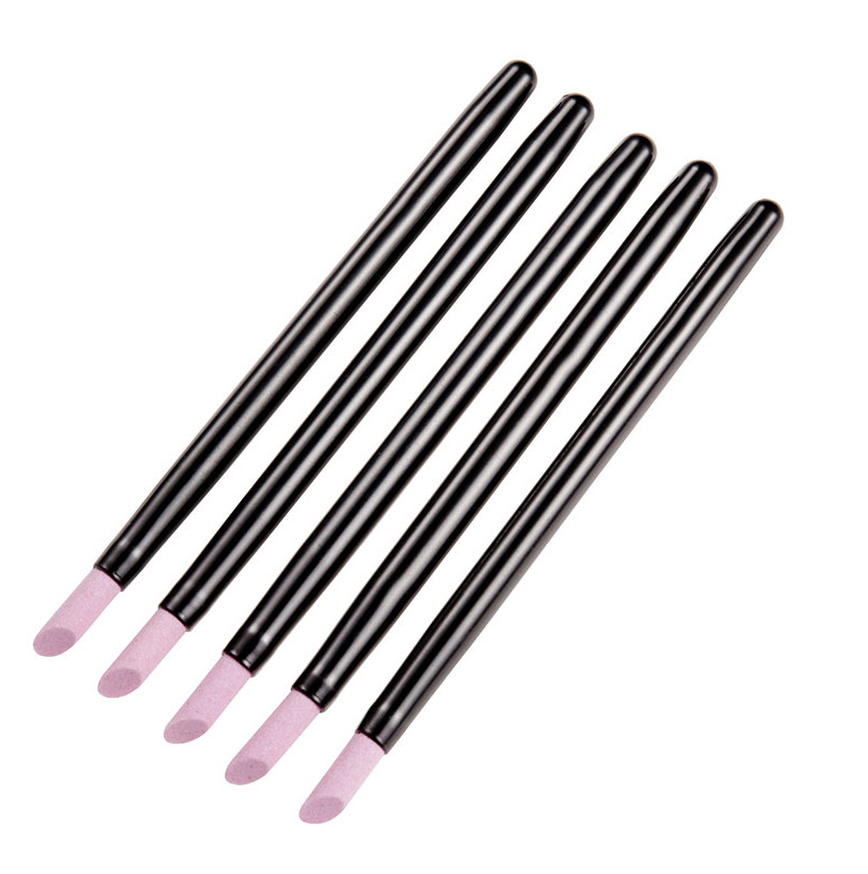 5支装 美甲刻磨笔 石英笔 去死皮修护笔 去甘皮打磨笔工具 陶瓷笔