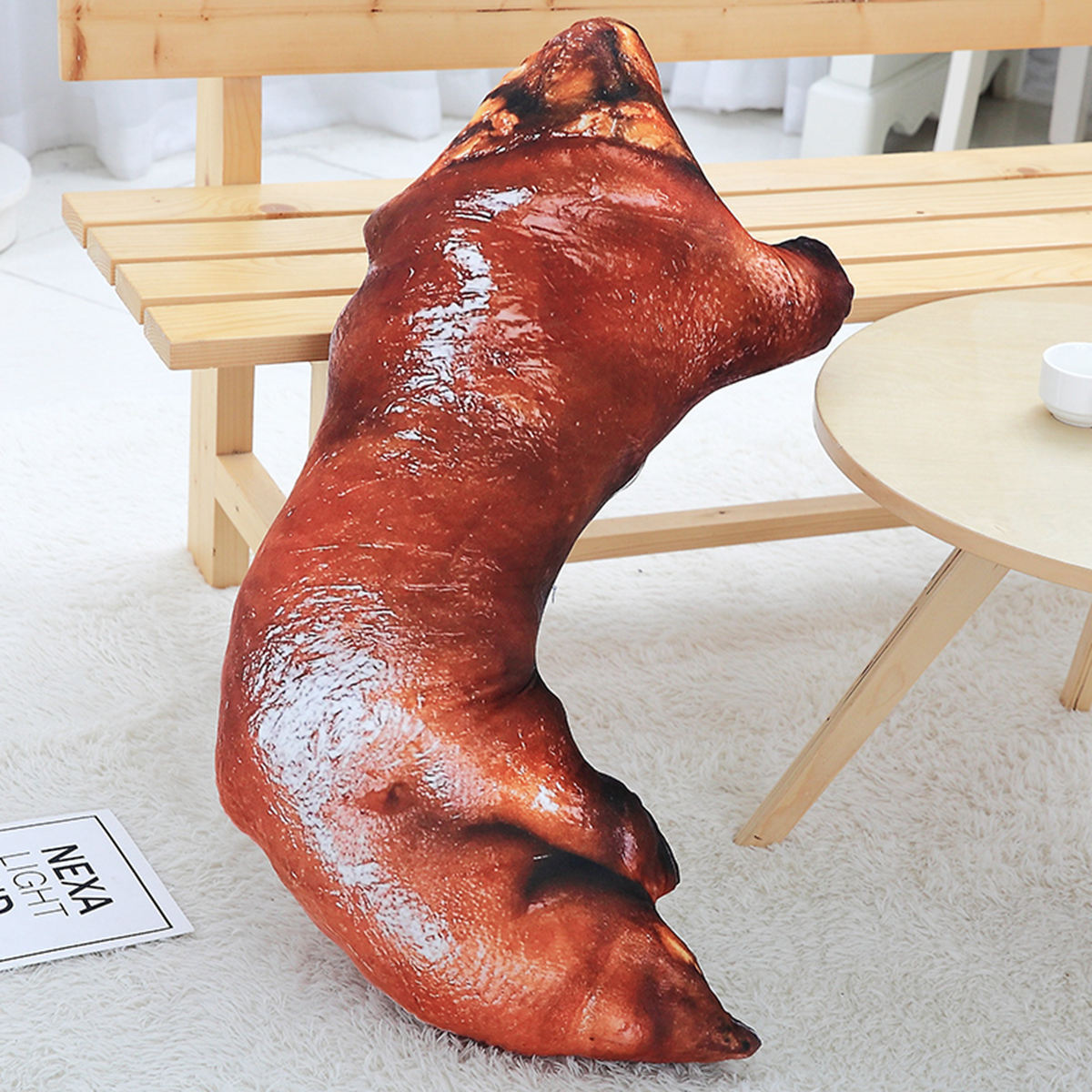 创意大猪蹄抱枕毛绒玩具咸猪手仿真猪蹄抱枕网红猪蹄睡觉枕头礼物