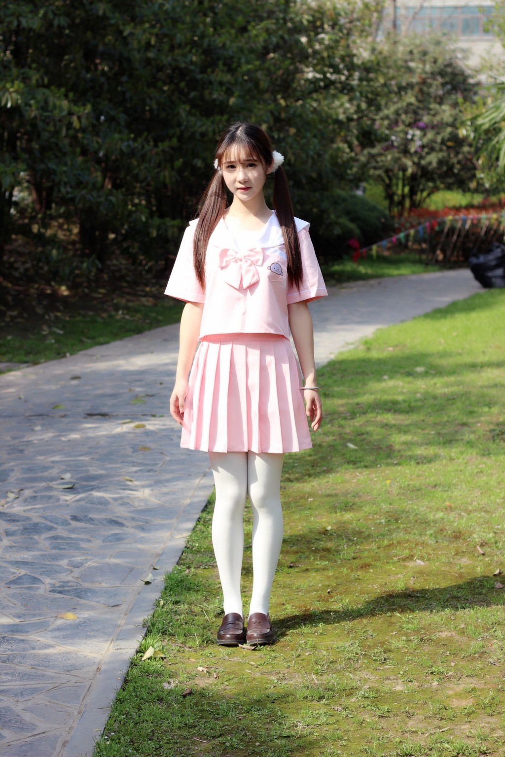 学院风女可爱小海豹刺绣长短袖jk制服cos水手服软妹服海军领套装