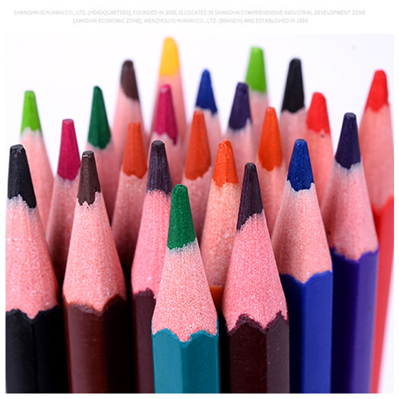 Cross-Border KERASTASE Bo 12 Color Length Color Lead Environmentally Creative Student Sharpening-Free Colored Pencil Customizable Ogo