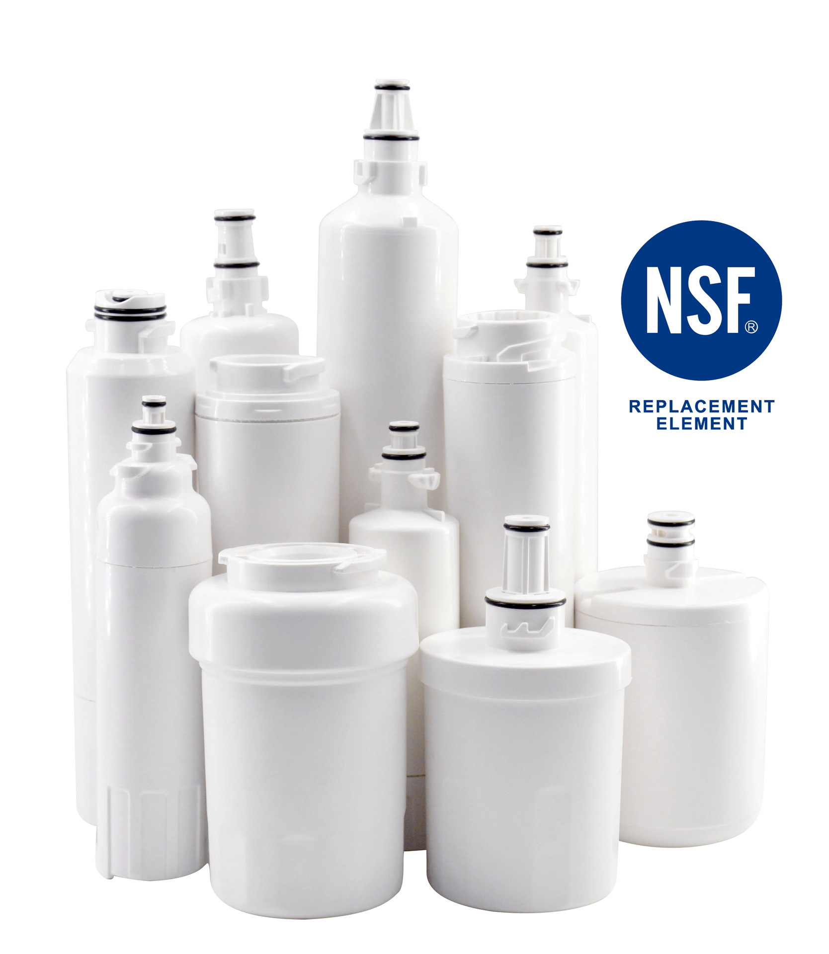 亚马逊冰箱滤芯过滤器冰箱净水器滤芯活性炭棒水过滤家用水滤芯