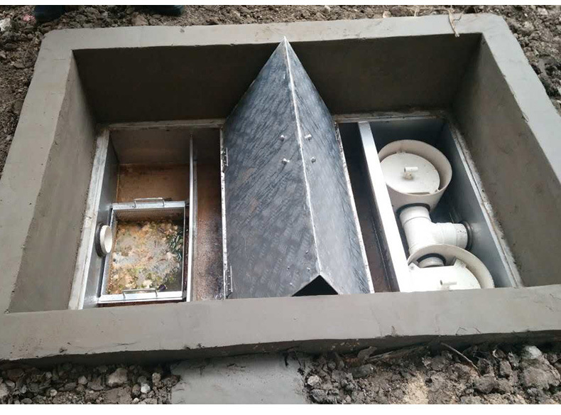 厂家直销油水分离设备 不锈钢成品隔油池餐饮盘片式一体化隔油池