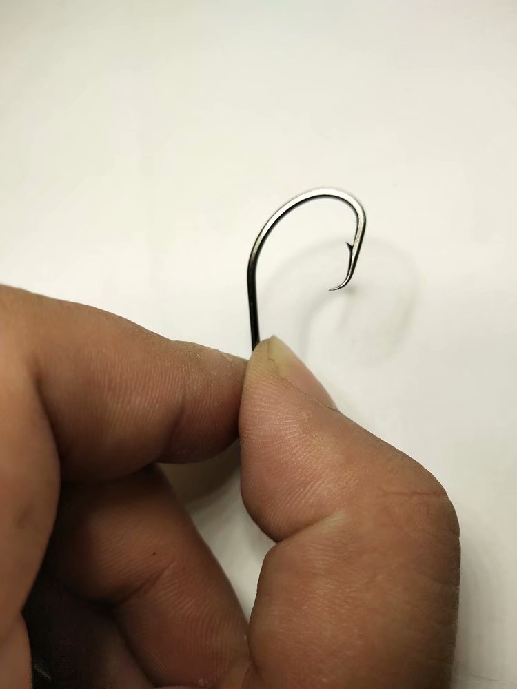 鹰嘴丸世回头丸世进口王八钩上黑钩尖回扣丸世歪嘴新款鱼钩老鳖钩