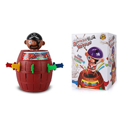 创意趣味千钧一发海盗桶整人整蛊插木剑游戏聚会多人互动儿童玩具