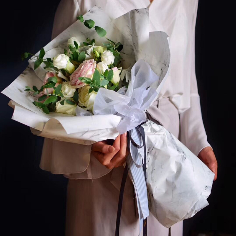 花纸包装韩式雪梨纸包花纸内衬花纸蛋糕手柔鲜花包装材料花店用品