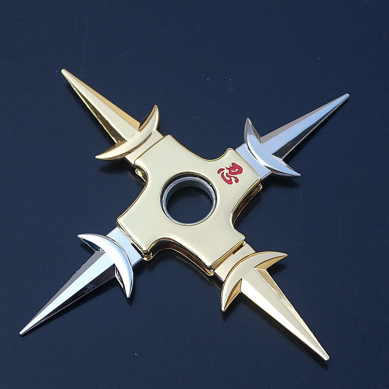 火影忍者武器阿诗玛苦无四代目龙刃手里剑飞镖可以收缩动漫兵器