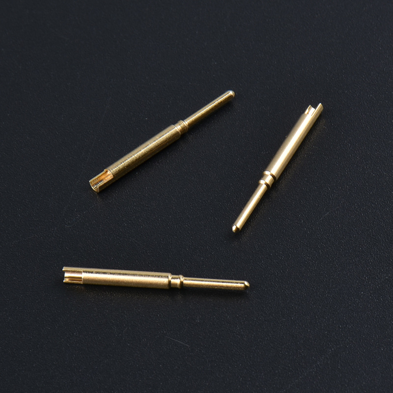 5航空插针 东莞厂家h59铜镀金1u" 连接器电源插头 1.5pin针