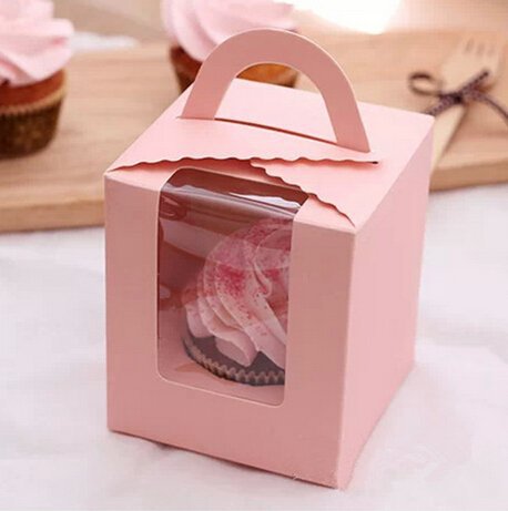 现货多色可选开窗蛋挞盒蛋糕盒生日蛋糕包装盒烘焙包装工厂批发