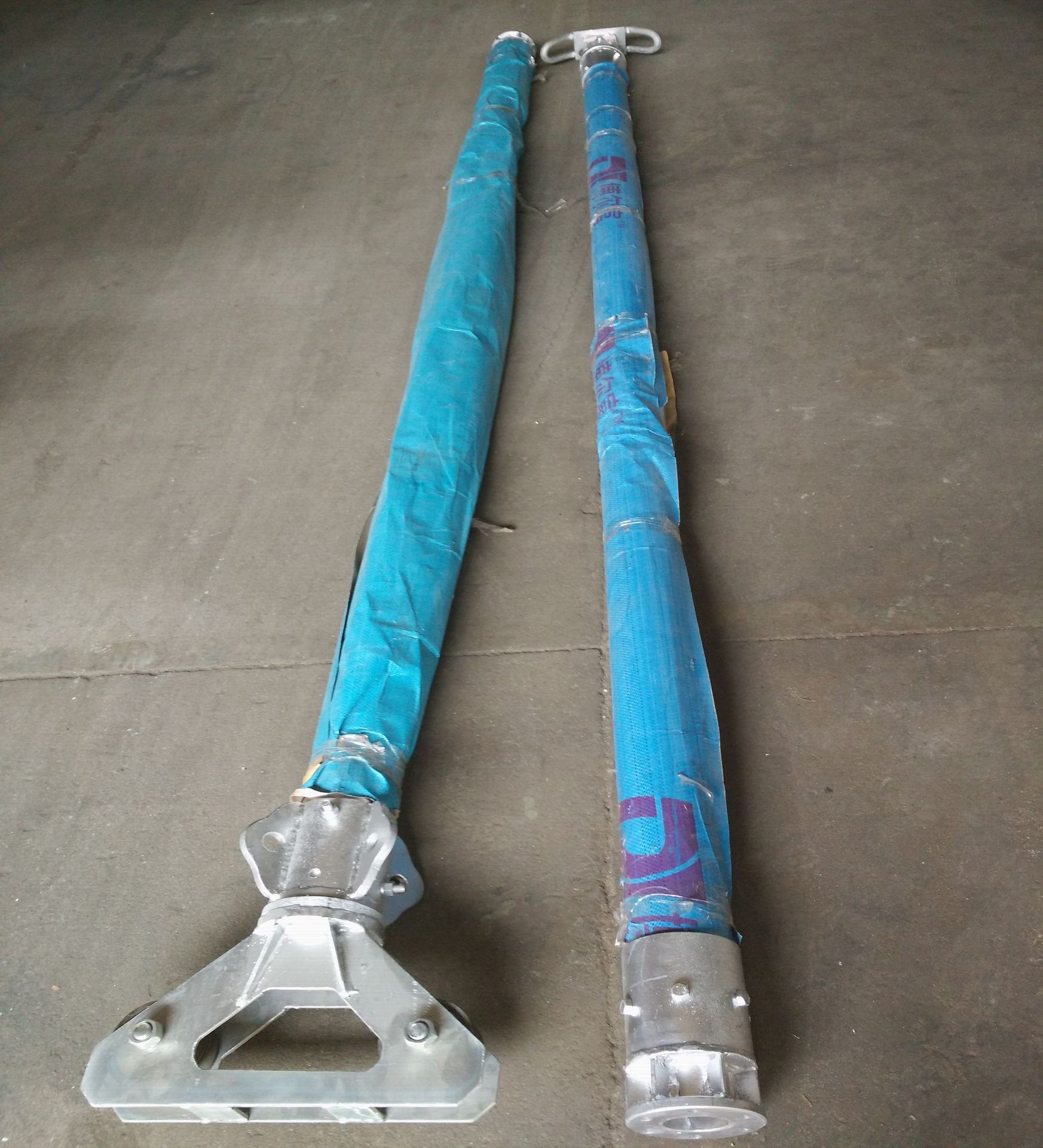 吊装组立杆塔120150mm管式扒杆铝合金管式内悬浮抱杆