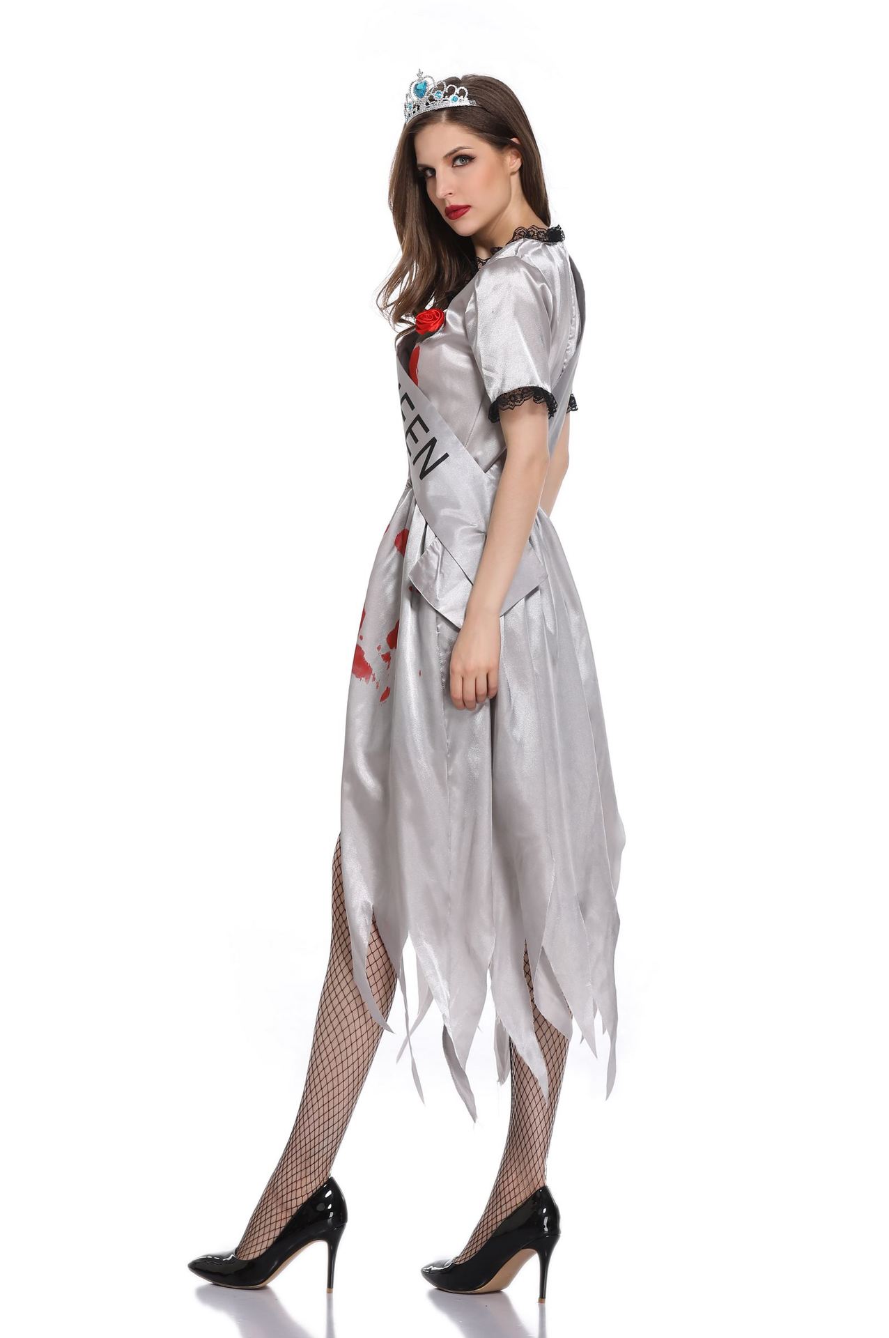 万圣节鬼新娘僵尸吸血鬼cos角色扮演化妆派对舞台个性诡异服装