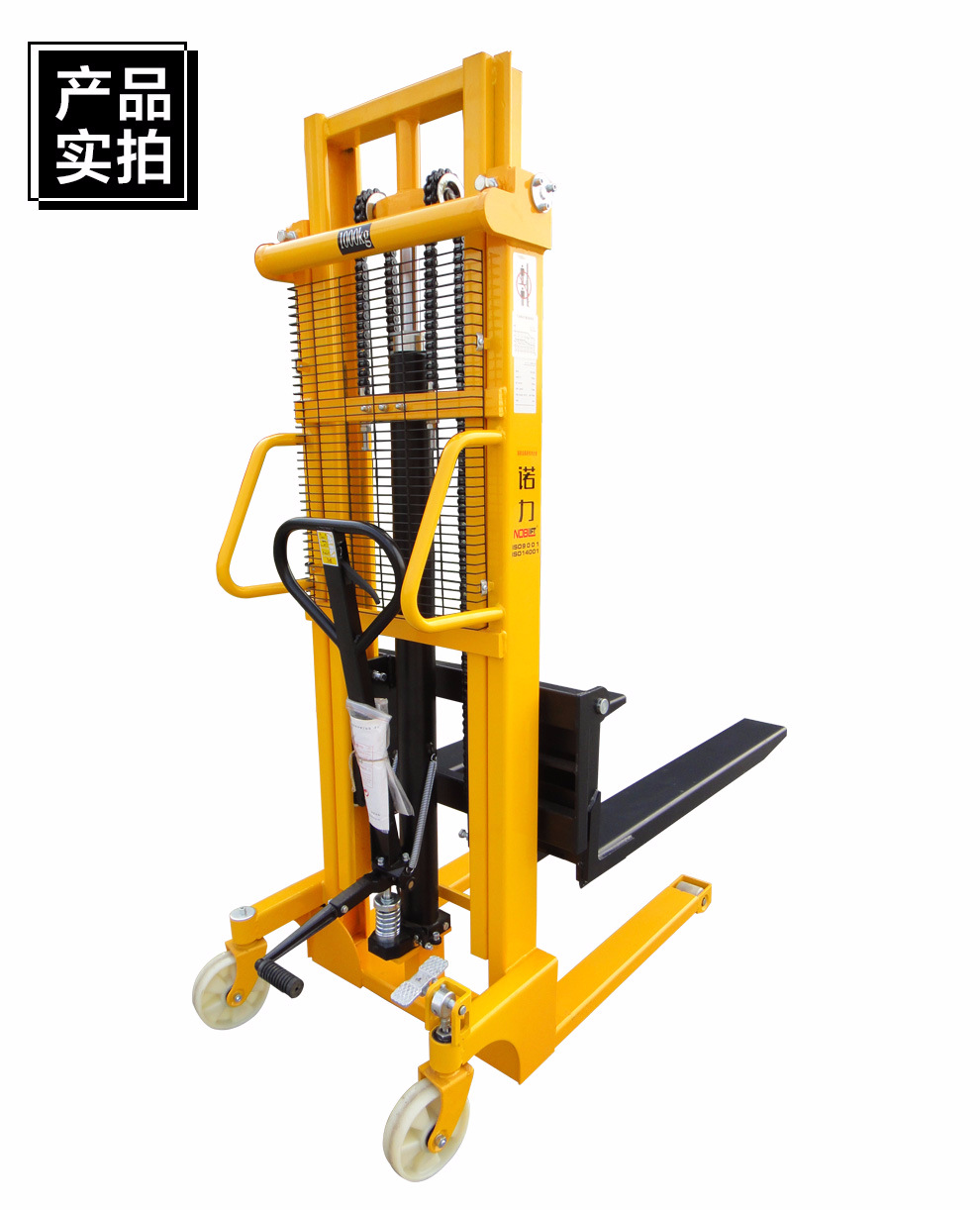 诺力手动堆高叉车液压升高升降托盘铲车sfh1.5吨1.6米 2.5m堆垛机