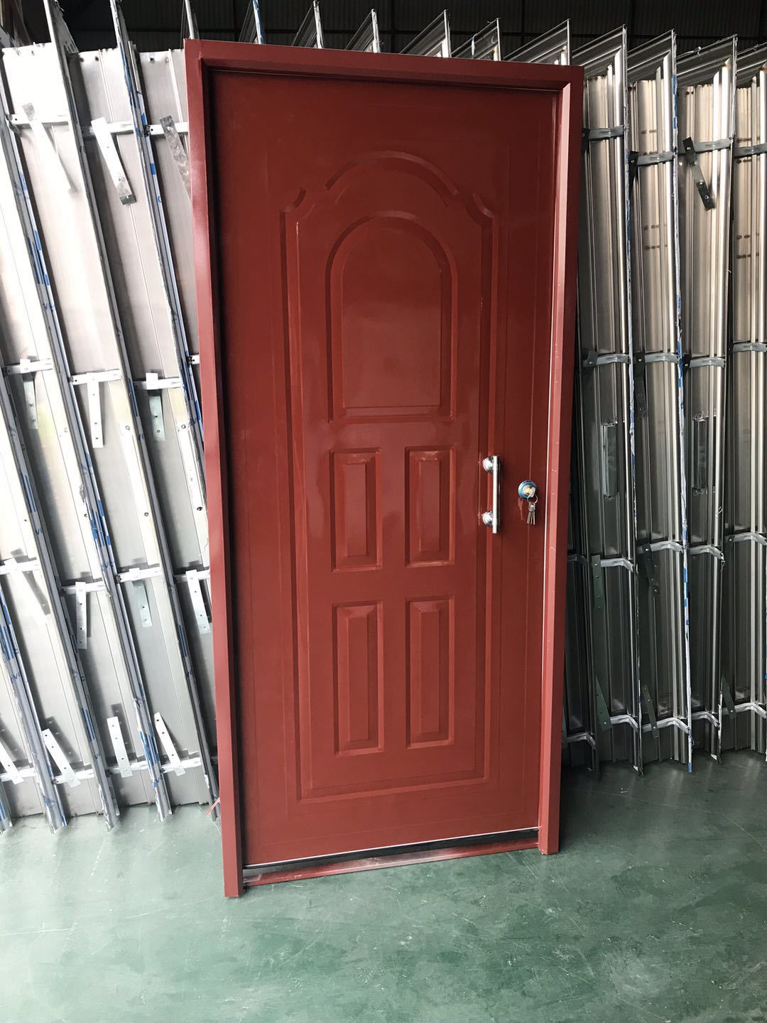 广东佛山厂家低价便宜美国门 钢质复合门 宿舍铁门 铁皮门批发