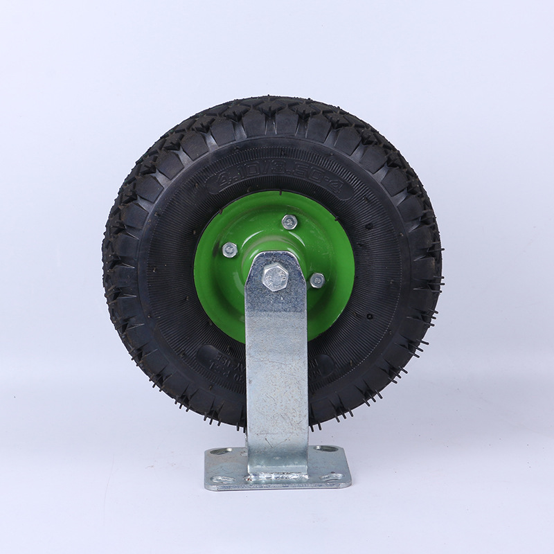 专业提供10寸打气充气万向脚轮 平板手推车万向轮 定向轮