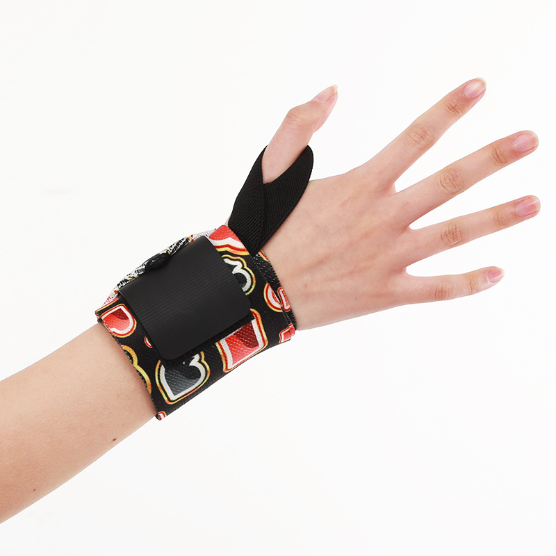 美沃迷彩色体育用品助力带健身力量训练加压绷带绑带举重运动护腕