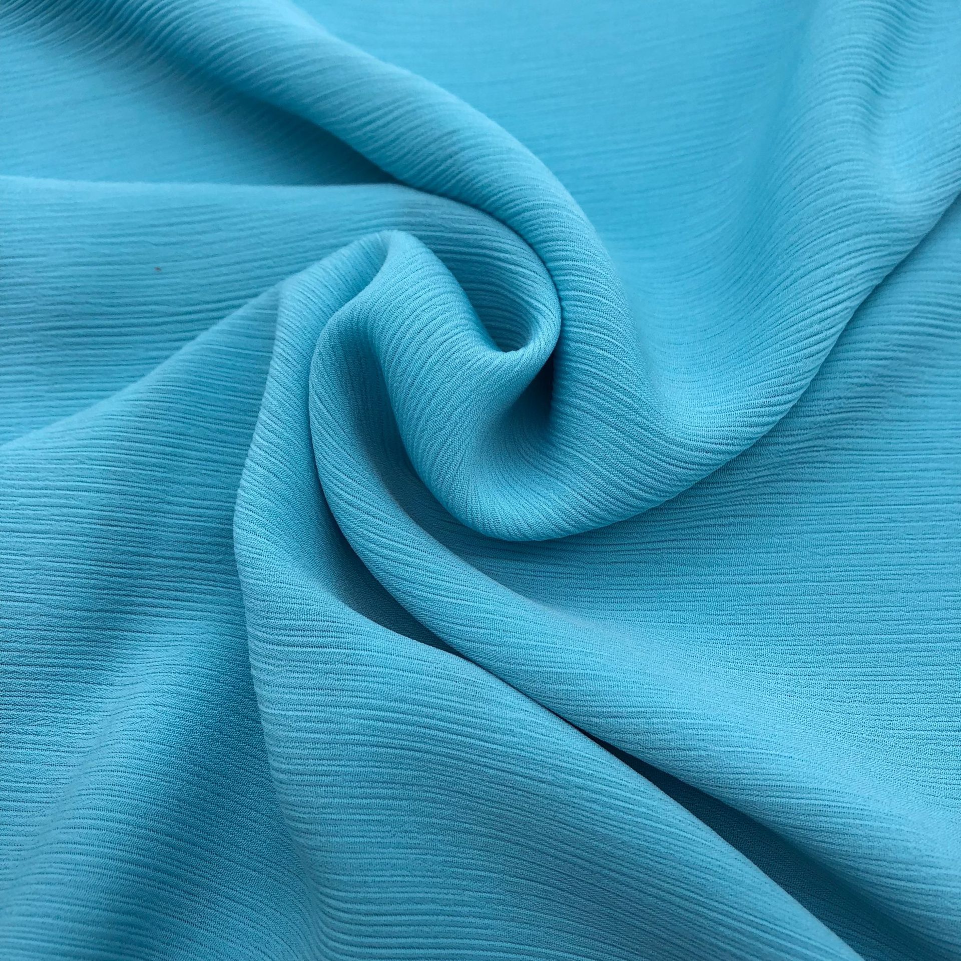 100d*100d顺纡绉面料批发 连衣裙头巾面料批发时装头巾女装面料