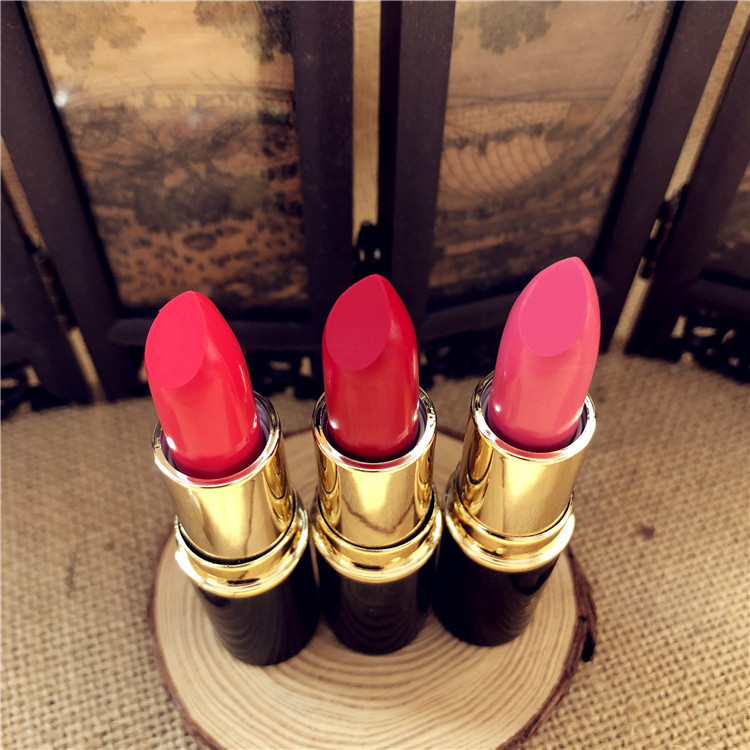 上海女人新款口红 含护唇精华不易脱色保湿滋润唇膏唇彩三色口红