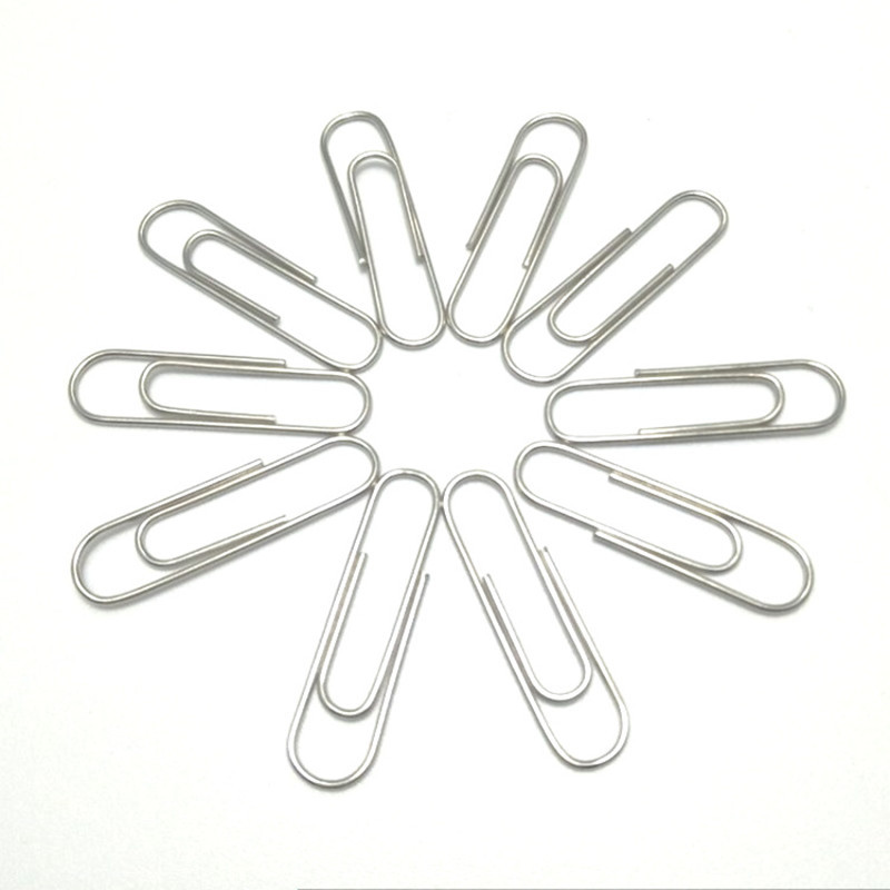 厂家供应办公文具回形针镀镍回形针银色回形针铁回形针批发零售