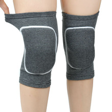 一件代发针织海绵护膝 骑行瑜伽舞蹈排球加厚防碰撞运动护膝护具