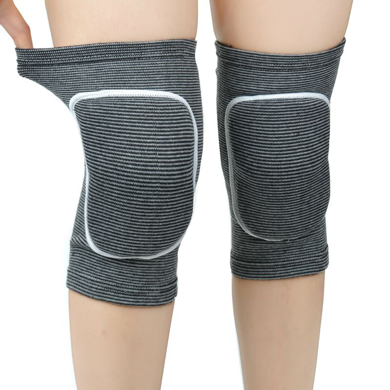 One Piece Dropshipping Knitted Sponge Kneecap Cycling Yoga Dance Volleyball Thickened Anti-Collision Sports Kneecaps Protective Gear