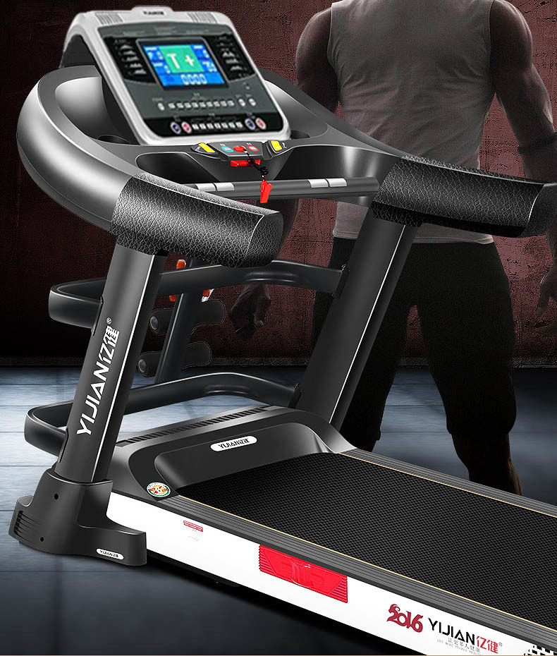 亿健8008跑步机家用款正品多功能超静音折叠电动健身房专用