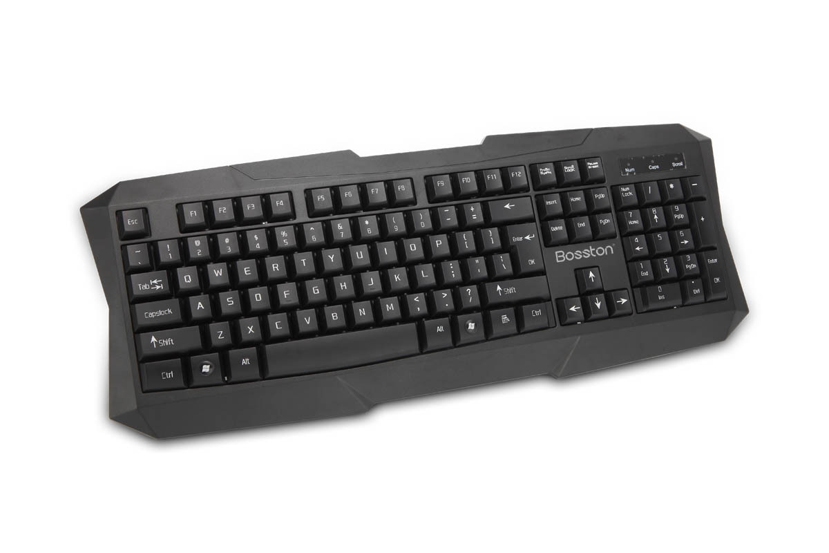 博士顿k350台式机电脑家用办公游戏usb有线单键盘 电脑配件批