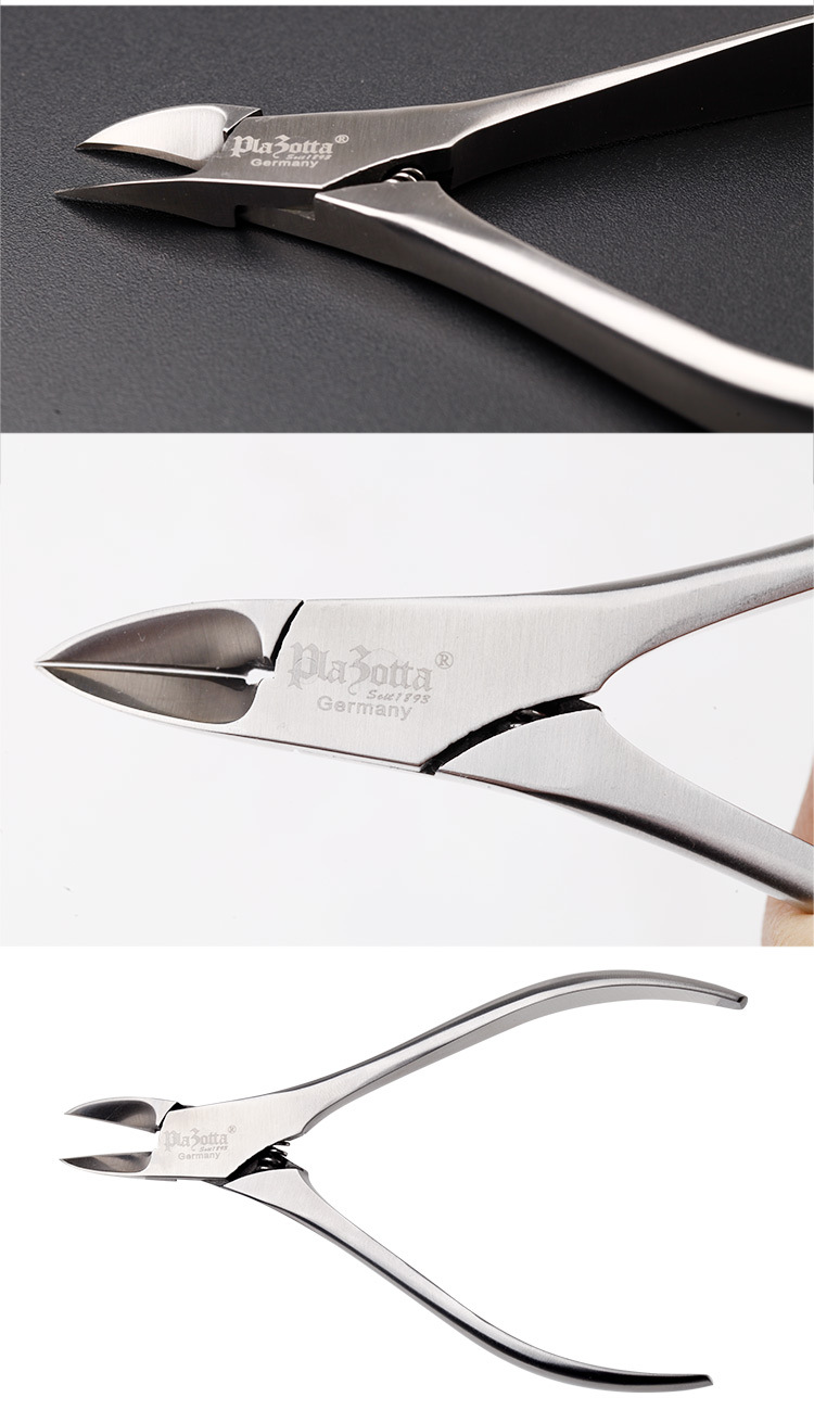 德国plazotta 全不锈钢指甲钳 甲沟炎专用修脚刀01006