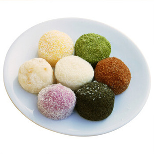 洋风大福抹茶冰淇淋糯米团子糯米糍雪媚娘点心 雪糕甜点甜品零食