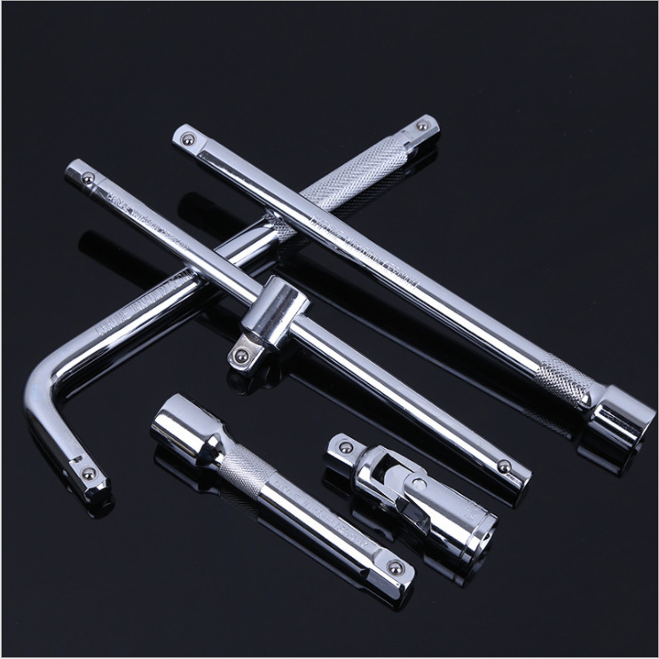 12套筒扳手长接杆子短接杆子延长杆子弯杆l型扳手大飞套筒加力杆