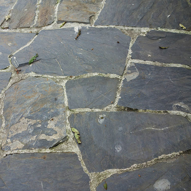 文化石青石板冰裂纹板岩园林墙面路面饰面铺装异形页岩碎拼乱石板